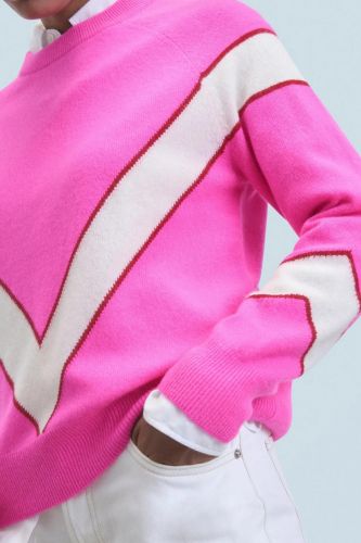 Pull en cachemire fuschia FROM FUTURE | Marine