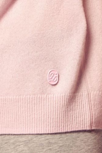 Pull manches courtes rose pastel cachemire FROM FUTURE | MARINE Auvelais