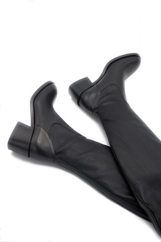Bottes en cuir noir FRU.IT | Marine