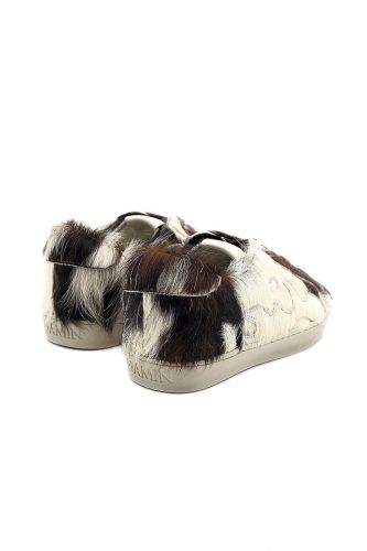 Baskets en faux poils multi GAMIN | Marine