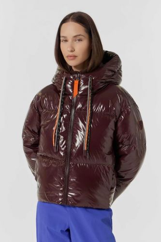 Gertrude manteau Bordeaux