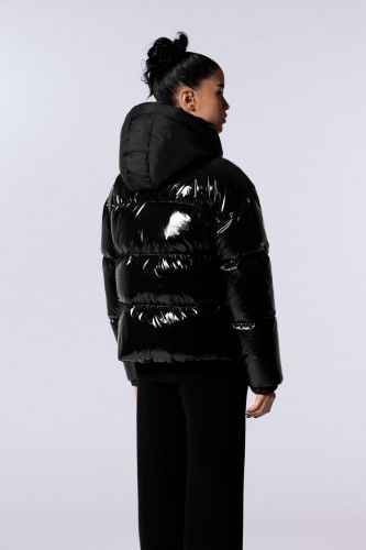 Doudoune coupe courte noire GERTRUDE & GASTON | Marine