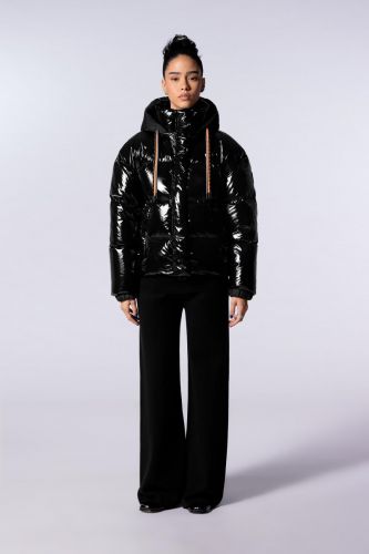 Doudoune coupe courte noire GERTRUDE & GASTON | Marine