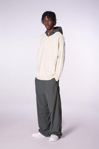 Gertrude & Gaston pull Ecru hommes (pull capuche - SEBASTIEN pull capuche ecru) - Marine | Much more than shoes