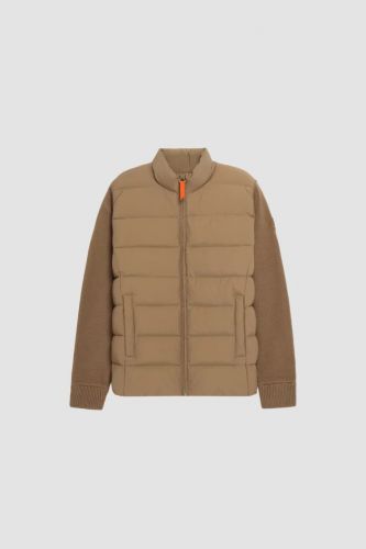 Veste bi-matière camel GERTRUDE | MARINE Auvelais