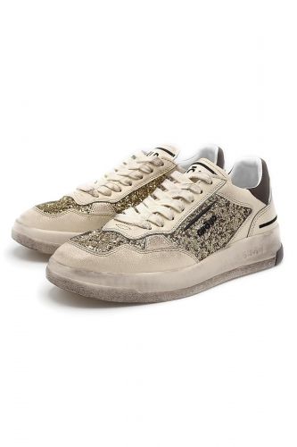 Ghoud basket bas Or femmes (Tweener basse + glitter or - TBLW 02 gold) - Marine | Much more than shoes