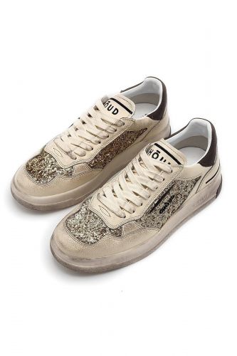 Ghoud basket bas Or femmes (Tweener basse + glitter or - TBLW 02 gold) - Marine | Much more than shoes