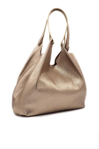 Gianni Chiarini & Marcella Sac cabas Bronze femmes (Iconic grand 2 lanières cuir métalisé di - DUA Grand métalisé) - Marine | Much more than shoes