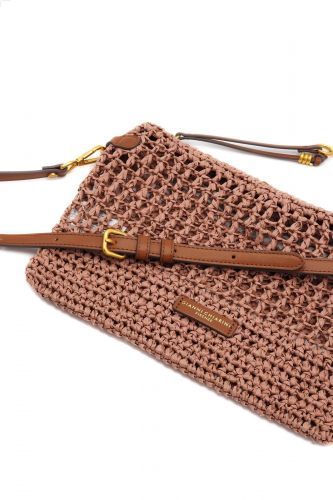 Gianni Chiarini & Marcella Sac cabas Rose femmes (Pochette rafia tressé dim: 28x18x2 cm - 11950 Pochette rafia rose) - Marine | Much more than shoes