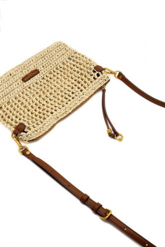 Gianni Chiarini & Marcella Sac cabas Naturel femmes (Pochette rafia tressé naturel dim: 28x18 - 11950 Pochette rafia nature) - Marine | Much more than shoes