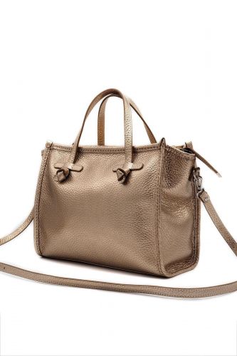 Sac shopper bronze métallisé GIANNI CHIARINI | Marine