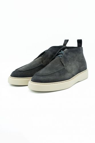 Giorgio 1958 boots Gris hommes (½ boots semelle sportive - 29110 + élastique anthracite) - Marine | Much more than shoes