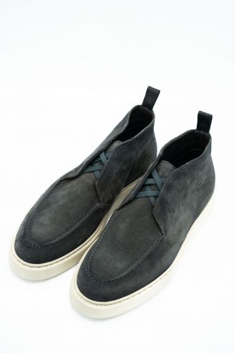 Giorgio 1958 boots Gris hommes (½ boots semelle sportive - 29110 + élastique anthracite) - Marine | Much more than shoes