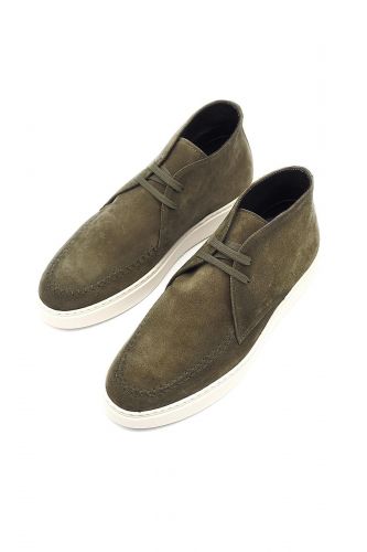 Giorgio 1958 boots Kaki hommes (½ boots semelle sportive nubuk kaki - 137113 lacets kaki) - Marine | Much more than shoes