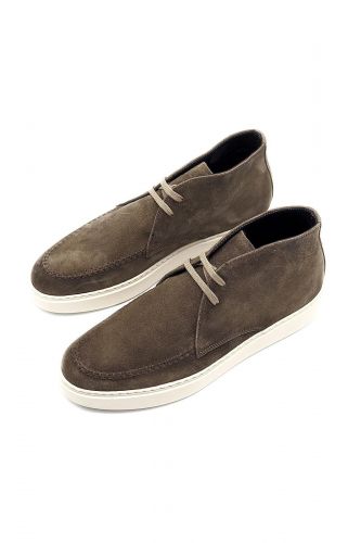 Giorgio 1958 boots Brun hommes (½ boots semelle sportive nubuk taupé fon - 137113 lacets taupé foncé) - Marine | Much more than shoes