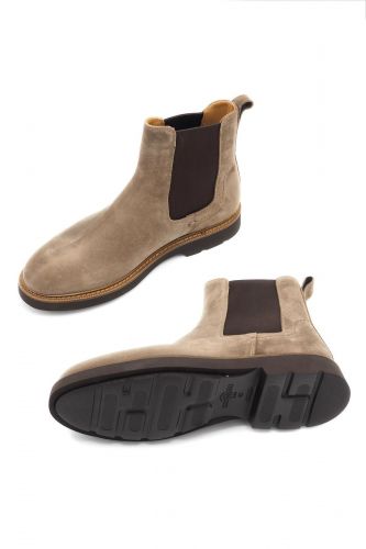 Boots beige Chelsea en nubuck GIORGIO 1958 | MARINE Auvelais 
