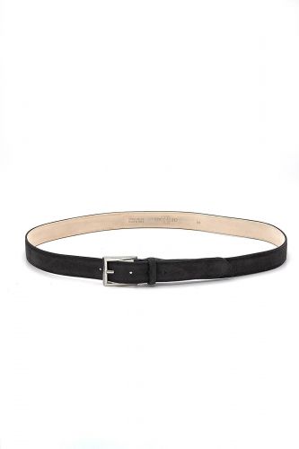 Ceinture en nubuk gris GIORGIO 1958 | Marine