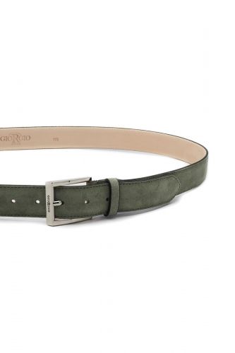 Giorgio 1958 ceinture Vert hommes (ceinture unie - 10023 HEDGE GREEN menthe) - Marine | Much more than shoes