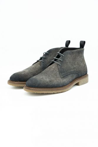 Giorgio 1958 boots Gris hommes (desert boots semelle crème - 34405 gris plomb) - Marine | Much more than shoes