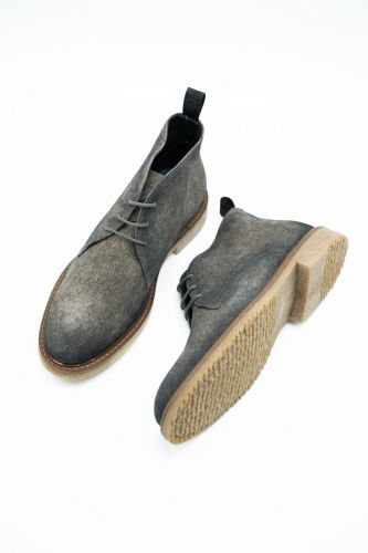 Giorgio 1958 boots Gris hommes (desert boots semelle crème - 34405 gris plomb) - Marine | Much more than shoes