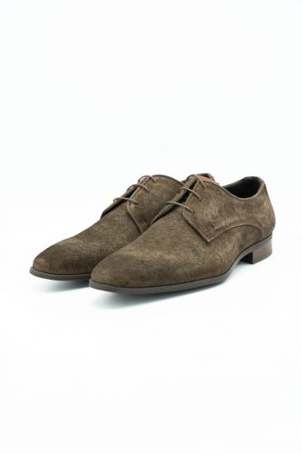 Giorgio 1958 molière Taupe hommes (Habillée lacets - 964185 trame taupe) - Marine | Much more than shoes