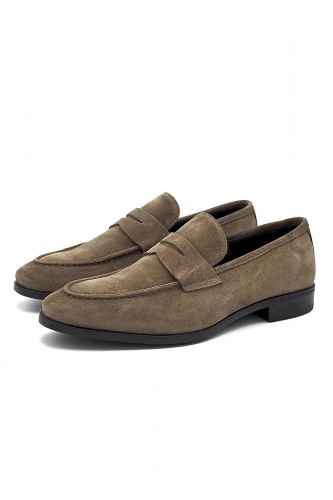 Mocassin en nubuk taupe GIORGIO 1958 | Marine