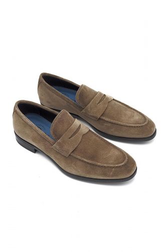 Mocassin en nubuk taupe GIORGIO 1958 | Marine