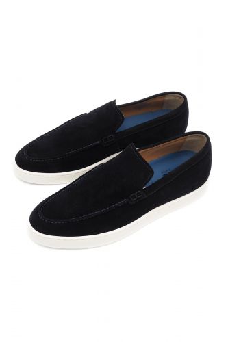 Giorgio 1958 mocassin Bleu hommes (semelle bateau fine daim marine - 15605 navy ) - Marine | Much more than shoes