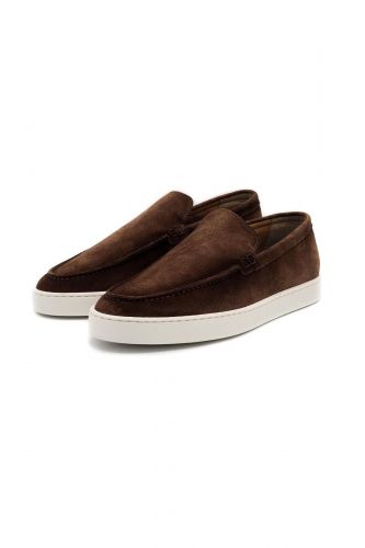 Giorgio 1958 mocassin Brun hommes (semelle bateau fine daim marron - 15605 chocolat) - Marine | Much more than shoes