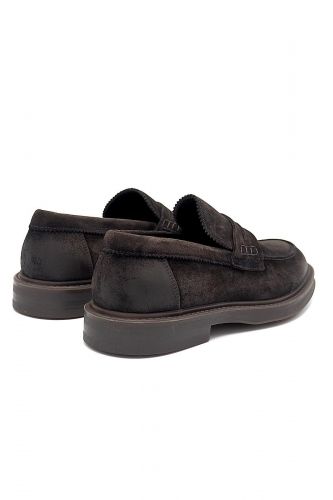 Giorgio 1958 mocassin Brun hommes (style Collège forme ronde marron - 16110 moc brun foncé) - Marine | Much more than shoes