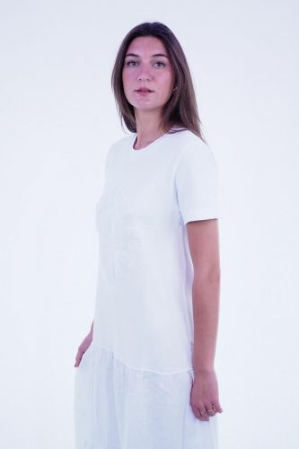 Robe longue écru GRACE | Marine