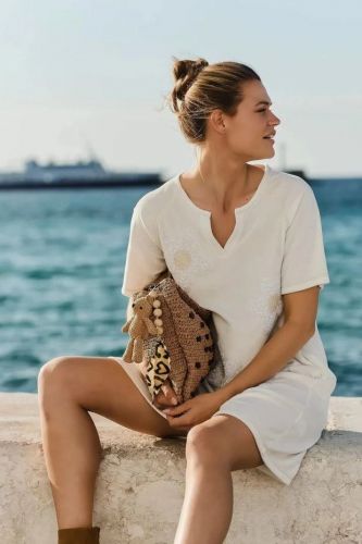 Grace robe Blanc