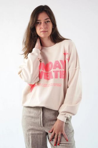 Sweat “Sunday Sweatie” beige GRACE | Marine