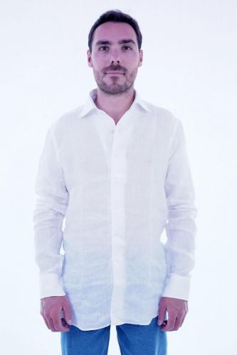 Grigio chemise Blanc