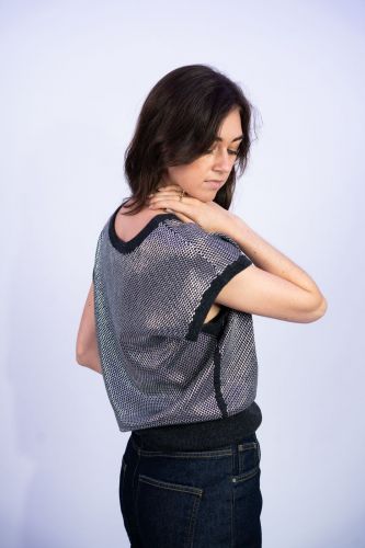 Débardeur à clous HAIKURE | Marine