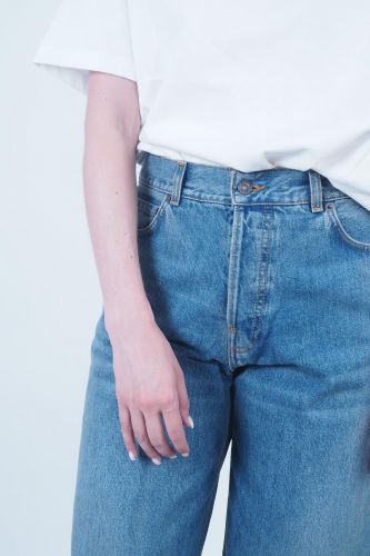 Jeans délavé moyen HAIKURE | Marine