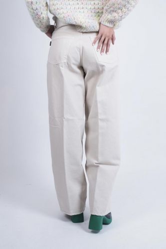 Jeans blanc large 