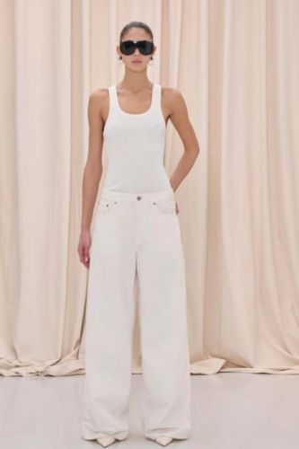 Haikure pantalon Ecru femmes (Jeans offwhite - BETTANY Twill) - Marine | Much more than shoes