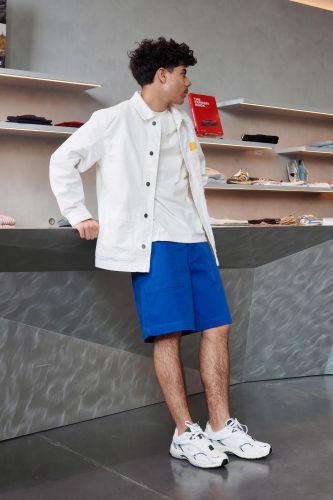 Veste écru avec motifs HERO SEVEN | Marine