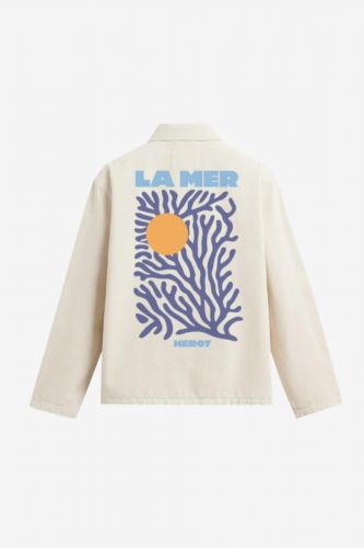 Veste écru avec motifs HERO SEVEN | Marine