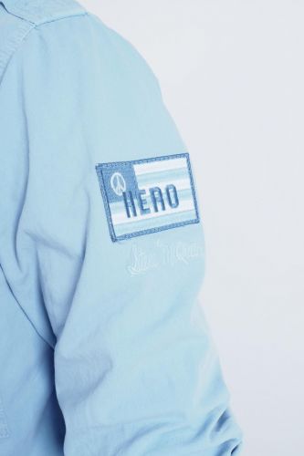 Chemise Air Blue avec drapeau HERO SEVEN | Marine