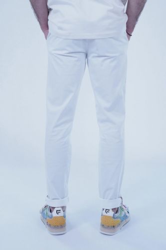 Pantalon chino blanc HERO SEVEN | Marine