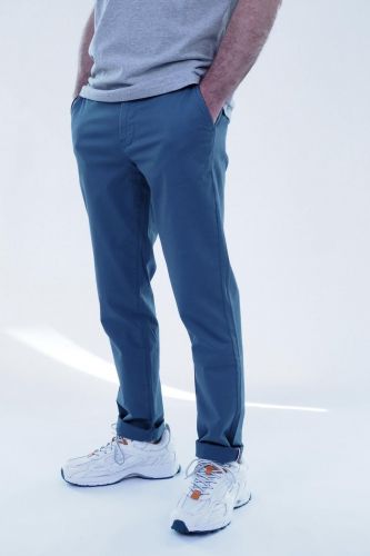 Pantalon chino bleu HERO SEVEN | Marine