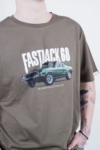 T-shirt kaki Fastback 68 HERO SEVEN | Marine