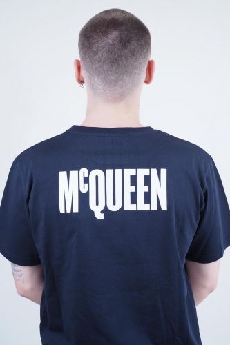 T-shirt Mc Queen bleu marine HERO SEVEN | Marine