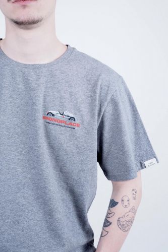 T-shirt gris monoplace HERO SEVEN | Marine