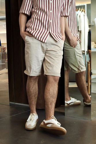 Hero Seven short Beige hommes (Short sand - E26366 RIVIERA short sand) - Marine | Much more than shoes