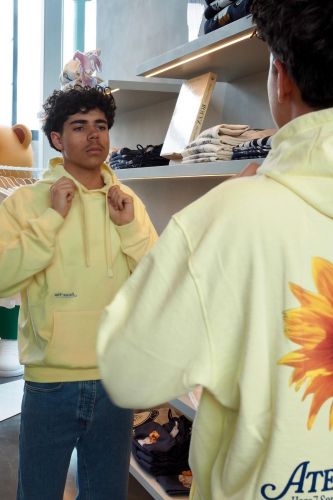 Sweat tournesol jaune HERO SEVEN | Marine