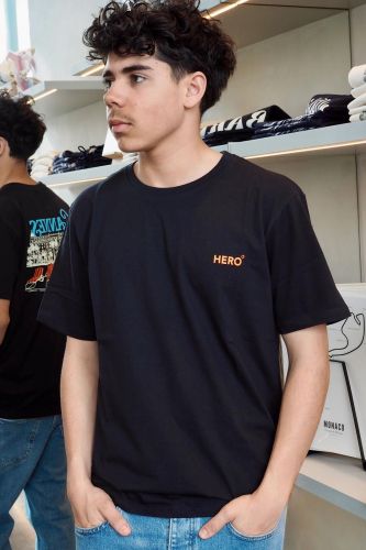 Hero Seven tee-Shirt Bleu hommes (T-shirt Carlton marine - E26120 CARLTON hotel navy) - Marine | Much more than shoes