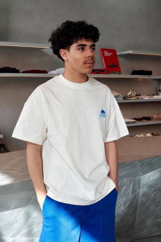 Hero Seven tee-Shirt Ecru hommes (T-shirt La mer écru - E26111 LA MER off-white) - Marine | Much more than shoes